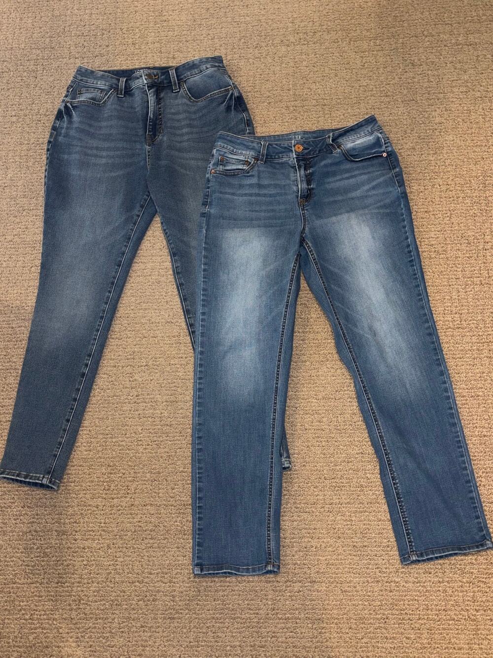2 pair of Women’s Time & True Jeans Size 8